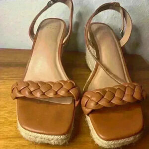 Women's Joyce Wedge Heels Platform Boho- A New Day - Color Tan Size 8